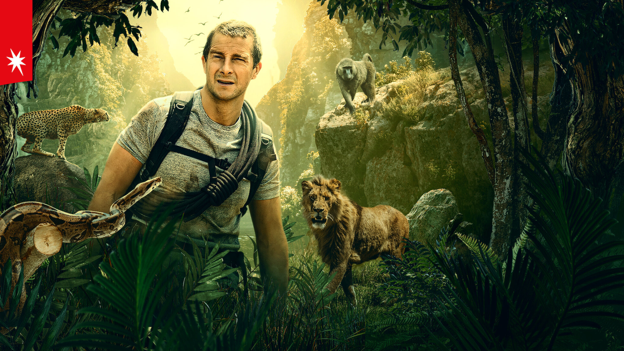 Animals on the Loose (2021) A You vs Wild Movie  - You vs Wild Movie (2021) ผจญภัยสุดขั้วกับแบร์ กริลส์ เดอะ มูฟวี่