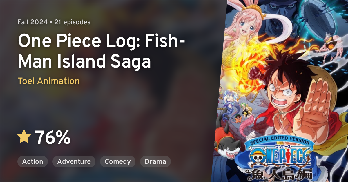 ONE PIECE: Gyojin Tou-hen (2024) - วันพีซ ล็อก เกาะฟิชแมน ตอนที่ 1-20 ซับไทย